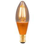 British Electric Lamps FL-CP-LSQ4BCC BEL - British Electric Lamps Bell LED Filament Squirrel Cage 240V 4W (40W) B22d Clear 2700K - Manufacturers part Number = 60130EAN Number = 5013588601304