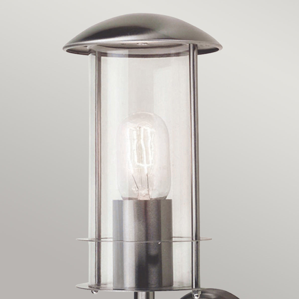 Elstead Lighting Outdoor Wall Light from the Bruges range. Bruges Stainless Steel 1 Light Wall Lantern Product Code = BRUGES-ST-STEEL