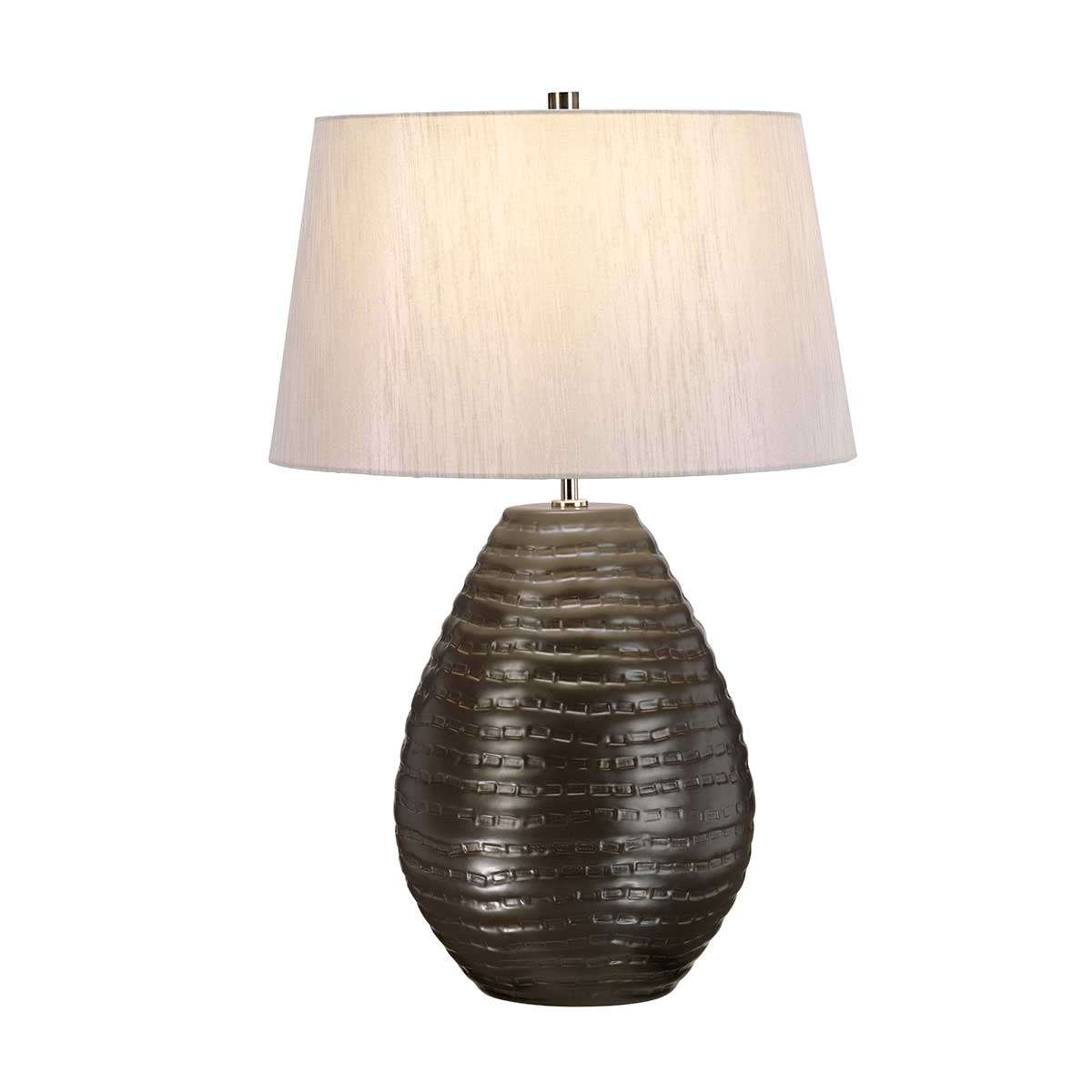 Elstead Lighting Table Lamp from the Brunswick range. Brunswick 1 Light Table Lamp Product Code = BRUNSWICK-TL