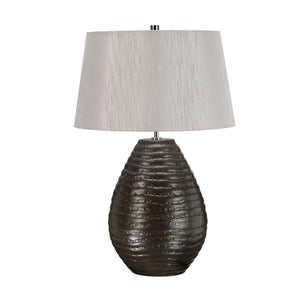 Elstead Lighting Table Lamp from the Brunswick range. Brunswick 1 Light Table Lamp Product Code = BRUNSWICK-TL