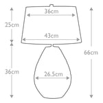 Elstead Lighting Table Lamp from the Brunswick range. Brunswick 1 Light Table Lamp Product Code = BRUNSWICK-TL