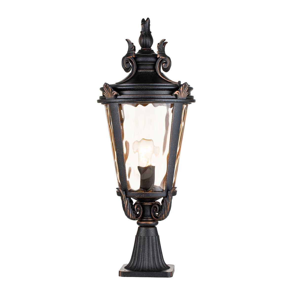 Elstead Lighting Pedestal Lantern from the Baltimore range. Baltimore 1 Light Large Pedestal Lantern Product Code = BT3-L