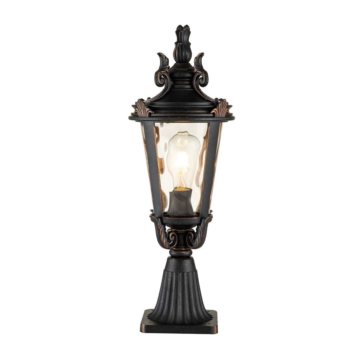 Elstead Lighting Pedestal Lantern from the Baltimore range. Baltimore 1 Light Medium Pedestal Lantern – SKU BT3-M