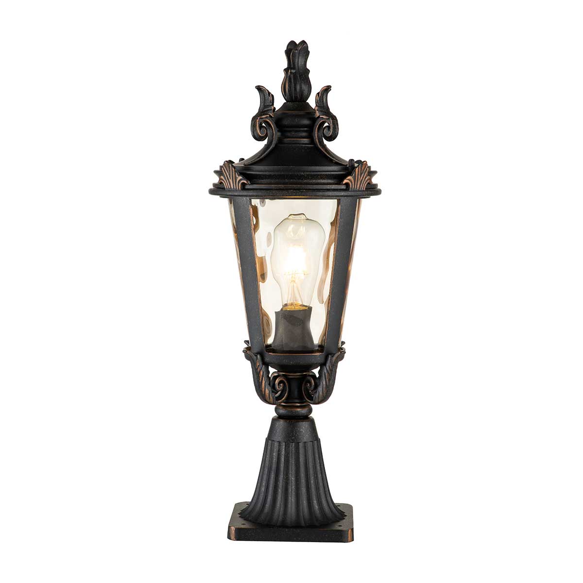 Elstead Lighting Pedestal Lantern from the Baltimore range. Baltimore 1 Light Medium Pedestal Lantern Product Code = BT3-M