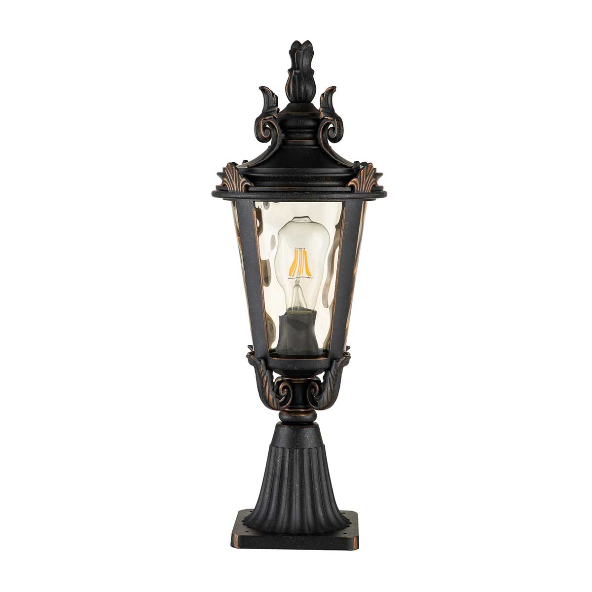 Elstead Lighting Pedestal Lantern from the Baltimore range. Baltimore 1 Light Medium Pedestal Lantern Product Code = BT3-M
