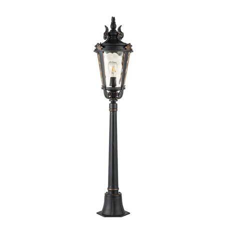 Elstead Lighting Pillar Lantern from the Baltimore range. Baltimore 1 Light Medium Pillar Product Code = BT4-M