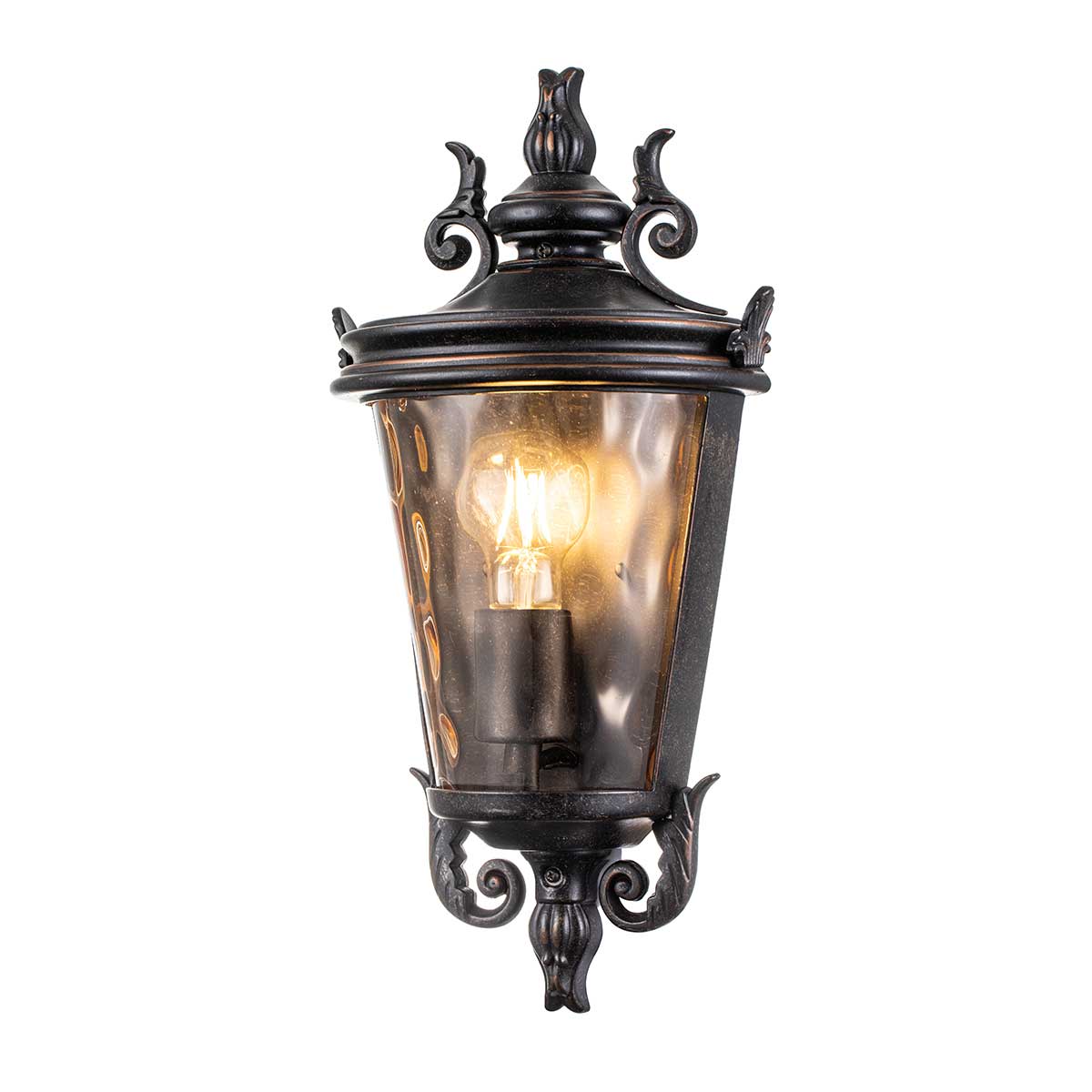 Elstead Lighting Outdoor Wall Light from the Baltimore range. Baltimore 1 Light Medium Half Lantern Product Code = BT7-M
