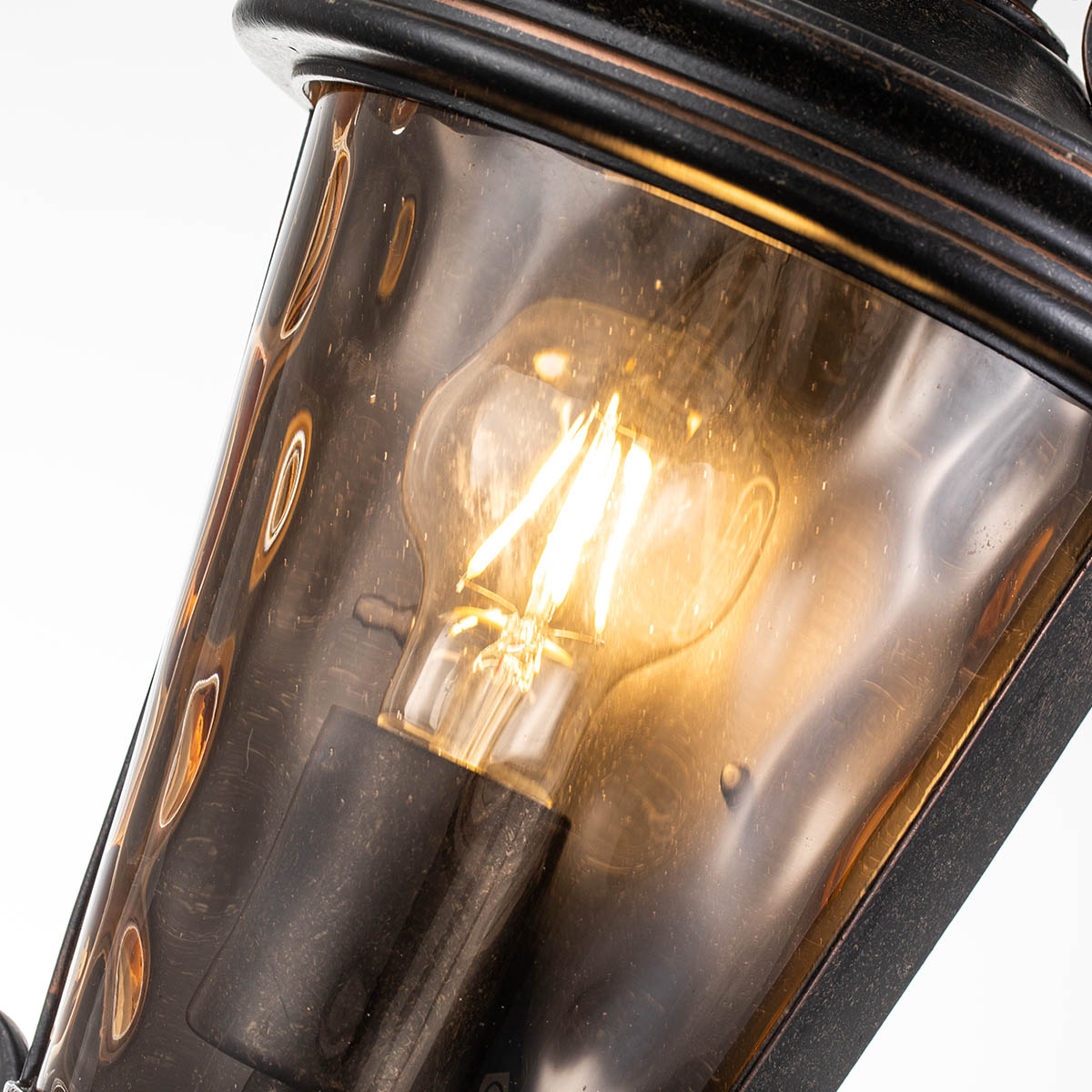Elstead Lighting Outdoor Wall Light from the Baltimore range. Baltimore 1 Light Medium Half Lantern Product Code = BT7-M