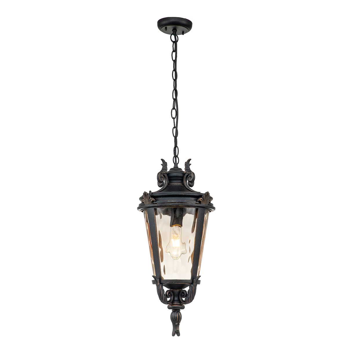 Elstead Lighting Outdoor Hanging from the Baltimore range. Baltimore 1 Light Large Chain Lantern Product Code = BT8-L
