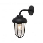 Magnalux Bisso/Saba Black Clear E27 Wall Light Part Number - BISSO/SABA