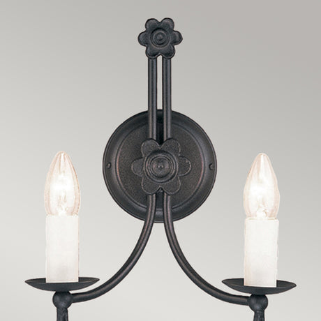 Elstead Lighting Wall Light from the Belfry range. Belfry 2 Light Wall Light Product Code = BY2-BLACK