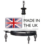 Elstead Lighting Chandelier from the Belfry range. Belfry 3 Light Chandelier – SKU BY3-BLACK