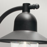 Norlys Como 1 Light Wall Lantern - Black C2-BLACK