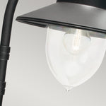 Norlys Como 1 Light Wall Lantern - Black C2-BLACK
