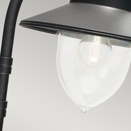 Norlys Como 1 Light Wall Lantern - Black C2-BLACK