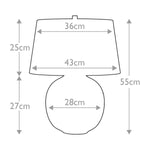 Elstead Lighting Table Lamp from the Caesar range. Caesar 1 Light Table Lamp - Silver Product Code = CAESAR-TL-SIL