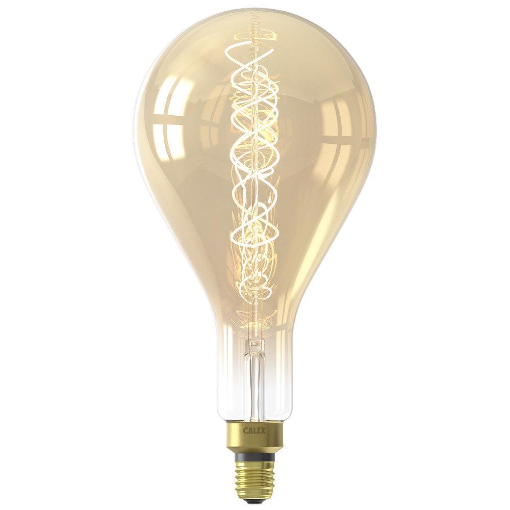 Calex FL-CP-2101000600 CLX - Calex Calex LED Large Filiament Part Number 2101000600 <p>Calex LED Filament Splash Lamp 240V 3W 250lm E27 Gold 2200K Dimmable</p>
