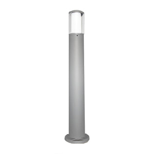 Magnalux Carlo 800mm Grey Clear LED 3.5W CCT Bollard Post Light Part Number - CARLO800GY