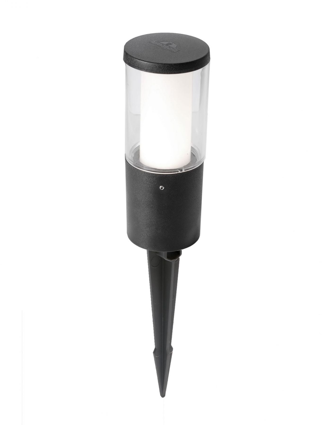 Magnalux Carlo 250 mm Black Clear LED 3.5W CCT Bollard Spike Light Part Number - CARLOSPIKEBL