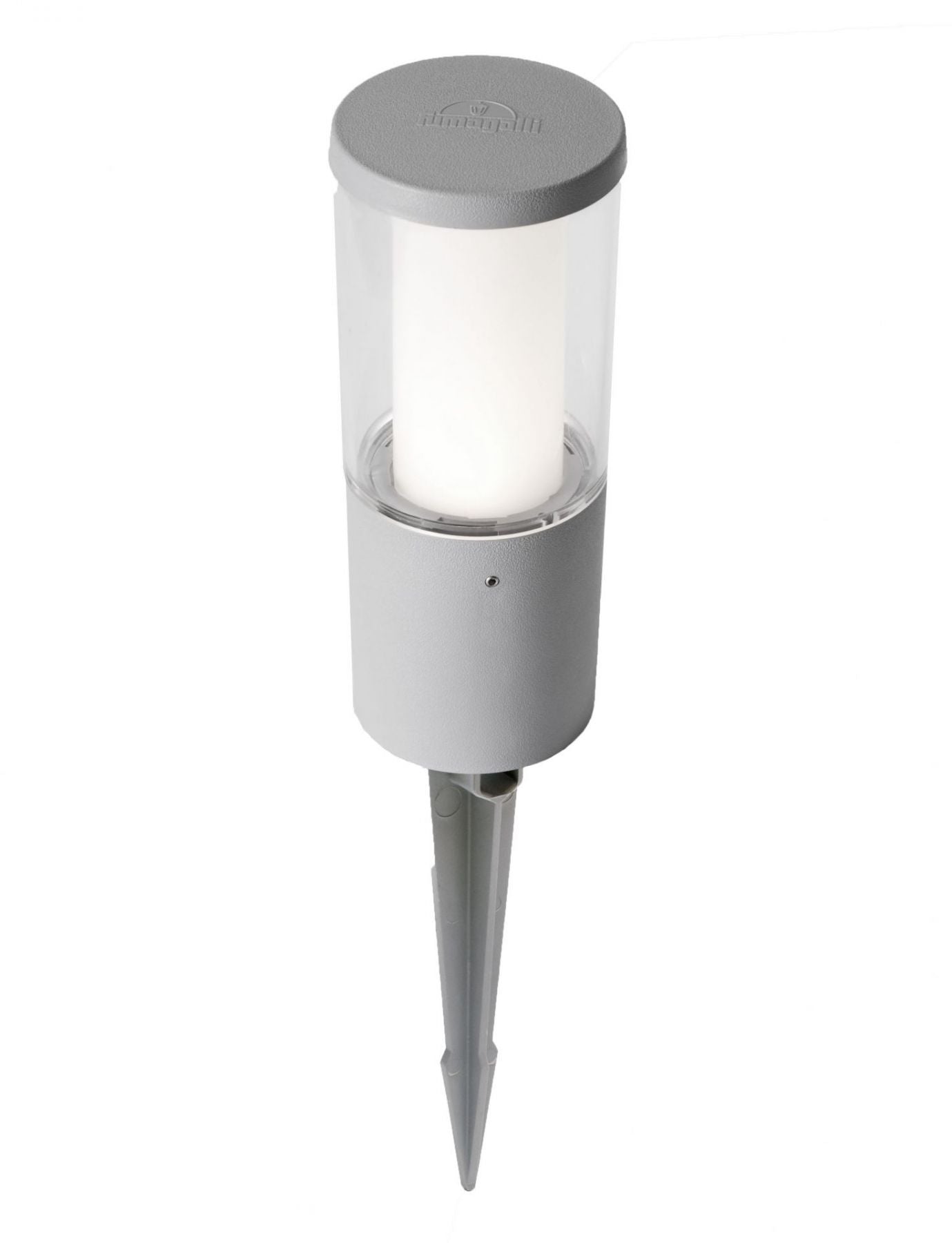Magnalux Carlo 250 mm Grey Clear LED 3.5W CCT Bollard Spike Light Part Number - CARLOSPIKEGY