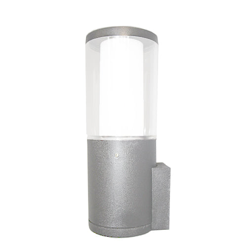 Magnalux Carlo Grey Clear LED 3.5W CCT Bollard Wall Light Part Number - CARLOWALLGY