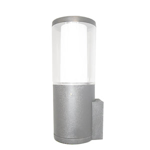 Magnalux Carlo Grey Clear LED 3.5W CCT Bollard Wall Light Part Number - CARLOWALLGY