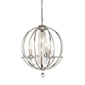 Elstead Lighting Chandelier from the Cassie range. Cassie 4 Light Chandelier Product Code = CASSIE4
