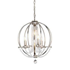 Elstead Lighting Chandelier from the Cassie range. Cassie 4 Light Chandelier Product Code = CASSIE4
