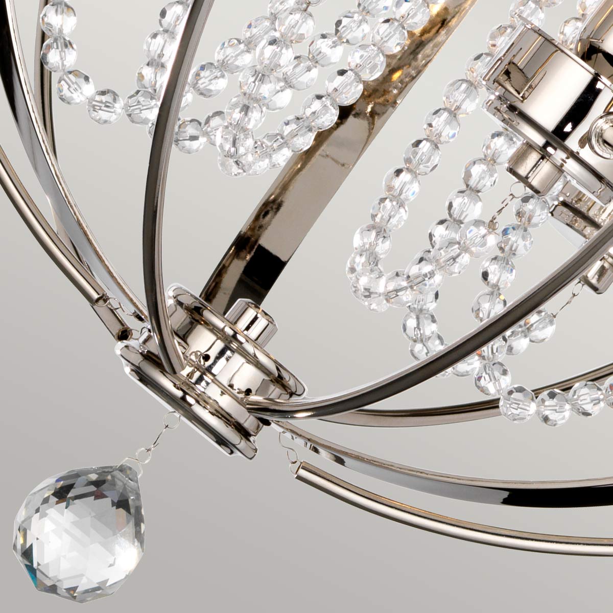 Elstead Lighting Chandelier from the Cassie range. Cassie 4 Light Chandelier Product Code = CASSIE4