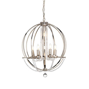 Elstead Lighting Chandelier from the Cassie range. Cassie 7 Light Chandelier Product Code = CASSIE7