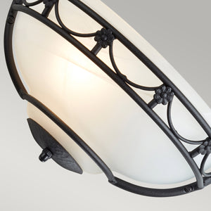 Elstead Lighting Wall Light from the Carisbrooke range. Carisbrooke 1 Light Wall Uplighter Product Code = CB-WU-BLACK