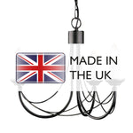 Elstead Lighting Chandelier from the Carisbrooke range. Carisbrooke 3 Light Chandelier – SKU CB3-BLACK