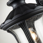 Elstead Lighting Outdoor Wall Light from the Chicago range. Chicago 1 Light Medium Wall Lantern Product Code = CC2-M-BK