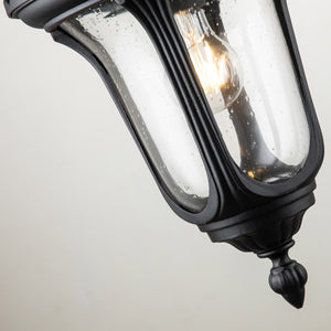 Elstead Lighting Outdoor Wall Light from the Chicago range. Chicago 1 Light Small Wall Lantern Product Code = CC2-S-BK