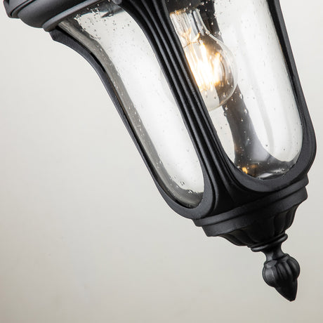 Elstead Lighting Outdoor Wall Light from the Chicago range. Chicago 1 Light Small Wall Lantern Product Code = CC2-S-BK