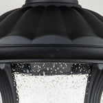 Elstead Lighting Pedestal Lantern from the Chicago range. Chicago 1 Light Small Pedestal Lantern – SKU CC3-S-BK