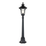 Elstead Lighting Pillar Lantern from the Chicago range. Chicago 1 Light Small Pillar Lantern Product Code = CC4-S-BK