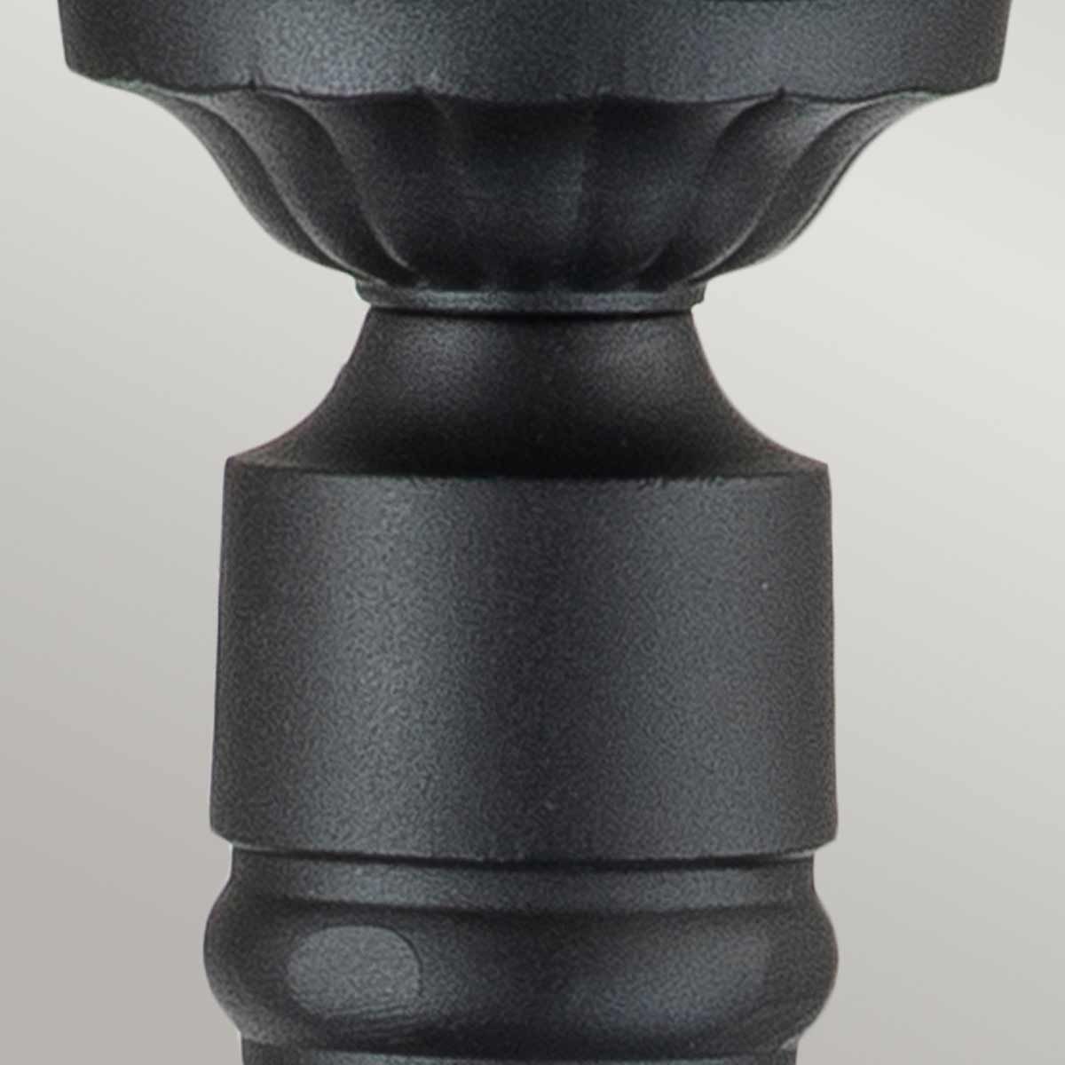 Elstead Lighting Pillar Lantern from the Chicago range. Chicago 1 Light Small Pillar Lantern – SKU CC4-S-BK