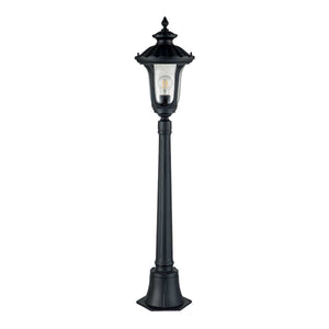 Elstead Lighting Pillar Lantern from the Chicago range. Chicago 1 Light Small Pillar Lantern Product Code = CC4-S-BK