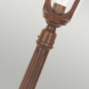 Elstead Lighting Pillar Lantern from the Chicago range. Chicago 1 Light Small Pillar Lantern - Bronze Product Code = CC4-S