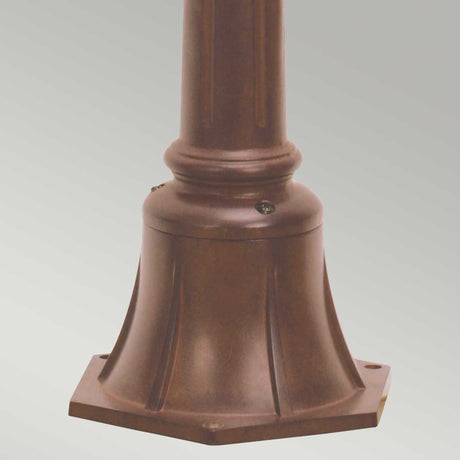 Elstead Lighting Pillar Lantern from the Chicago range. Chicago 1 Light Small Pillar Lantern - Bronze Product Code = CC4-S