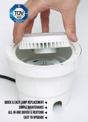 Magnalux CECI 120MM GREY 3 WAY GX53 LED 3W 4000K DRIVEROVER Part Number - CECI1203LGY