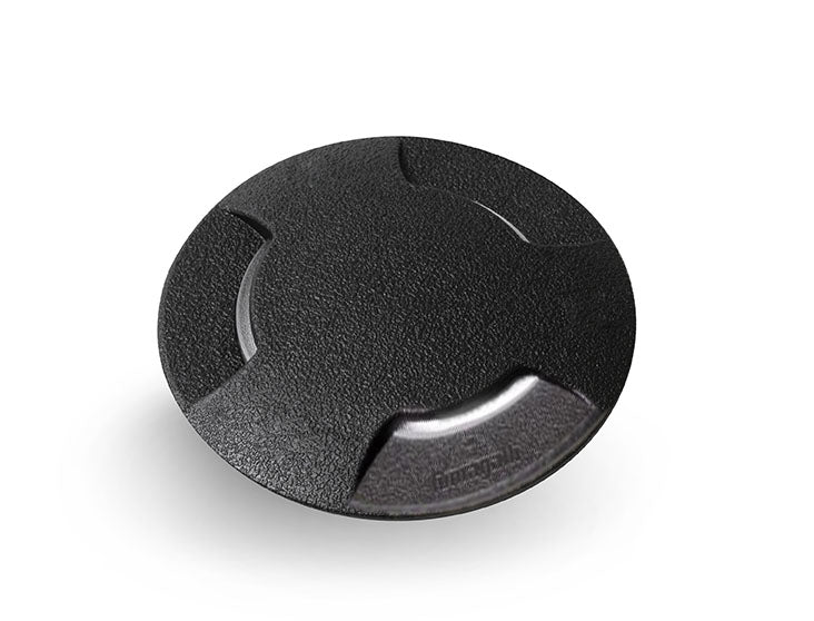 Magnalux Ceci 160mm Black 3 Way GX53 LED 10W 4000K Walkover Light Part Number - CECI1603LBL