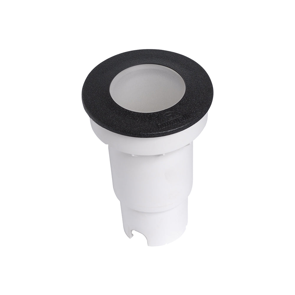 Magnalux Ceci 90mm Black Frosted GU10 LED 3.5W CCT Walkover Light Part Number - CECI90BL