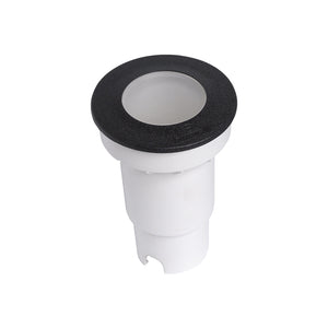 Magnalux Ceci 90mm Black Frosted GU10 LED 3.5W CCT Walkover Light Part Number - CECI90BL