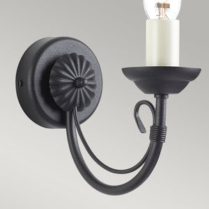 Elstead Lighting Wall Light from the Chartwell range. Chartwell 1 Light Wall Light Product Code = CH1-BLACK