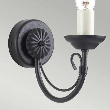 Elstead Lighting Wall Light from the Chartwell range. Chartwell 1 Light Wall Light Product Code = CH1-BLACK