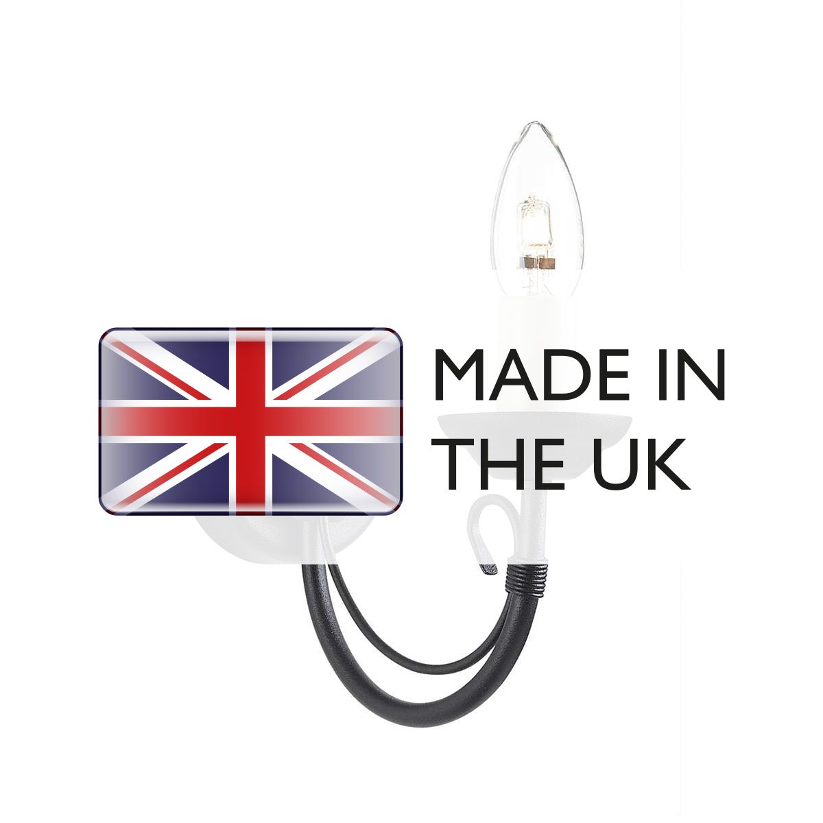 Elstead Lighting Wall Light from the Chartwell range. Chartwell 1 Light Wall Light – SKU CH1-BLACK