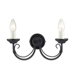 Elstead Lighting Wall Light from the Chartwell range. Chartwell 2 Light Wall Light Product Code = CH2-BLACK