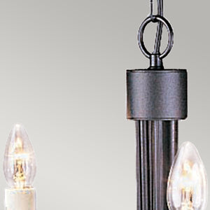 Elstead Lighting Chandelier from the Chartwell range. Chartwell 5 Light Chandelier Product Code = CH5-BLACK